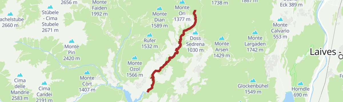 Route map: Torrente Novella N